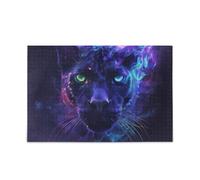 Cool Panther Purple Puzzles Jigsaw Puzzle Divertente Puzzle per Adulti 1000 Pezzi