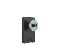 Cool Paris France, Proud Born in Paris Illustration Fashion PopSockets PopWallet per MagSafe
