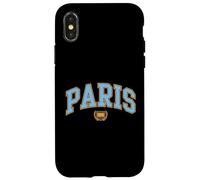 Cool Paris Style, Paris France Illustration Graphic Fashion Custodia per iPhone X/XS