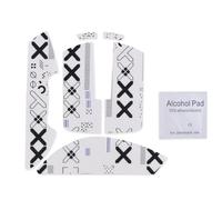 Cool patterns texture Grip Tape Compatibile per Razer viper v3 pro grip tape Gaming Mouse (bianco)