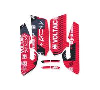 Cool Patterns Textures - Nastro adesivo per mouse da gioco Razer Viper/Viper Ultimate (rosso)