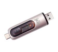 Cool Pen Drive USB 3.0 128GB Tipo-C / USB (2 in 1) Argento