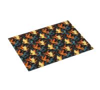 Cool Phoenix - Tappetino scolapiatti con stampa fiamma, super assorbente, in microfibra, grande, per bancone della cucina, 45,7 x 61 cm, facile da pulire, decorazione per la casa