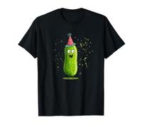 Cool Pickle con Cappello da Festa per Feste Divertenti Maglietta