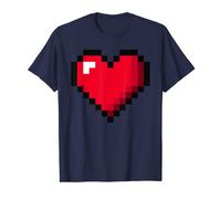 Cool Pixel 8-bit Buon San Valentino Cuore Maglietta