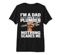 Cool Plumber Art for Men Dad Plumbing Gag Pipefitter Plumber Maglietta Premium