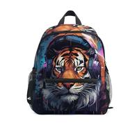 Cool Pop Star Musica Tigre Zaino per Bambini Borsa a Tracolla Zainetti Per Ragazze Ragazzi Bambino Zaini Scuole Viaggi Sportivo per 2-7 età