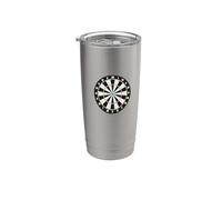 Cool Pub Gioco Dardo Lancio Dartboard Bicchiere termico in acciaio inox doppia parete