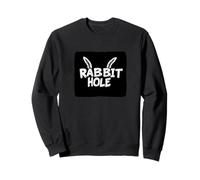 Cool Rabbit Burrow Vibes per gli amanti della natura e dei buchi Felpa