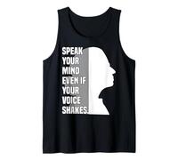 Cool RBG Tee Parla anche se la tua voce scuote design positivo Canotta