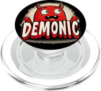 Cool Red Demonic Costume per gli amanti dei demoni PopSockets PopGrip per MagSafe