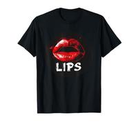 Cool Red Lips dichiarazione per una dichiarazione audace Maglietta