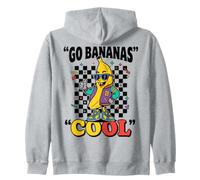 Cool Retro Banana Carattere Anni '90 Stile Funky Felpa con Cappuccio