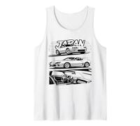 Cool Retro Giappone Drift Race Car Tuning Vintage Graphic Art Canotta