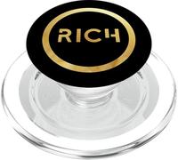 Cool Rich People Style Tee shirt, Yes I'm Rich, Rich Graphic PopSockets PopGrip per MagSafe
