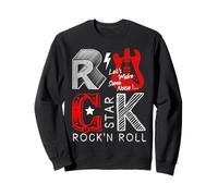 Cool Rock And Roll Star, I Love Rock Loud Music, Rock & Roll Felpa