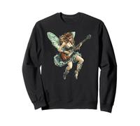Cool Rock Fairy con chitarra a dondolo Costume per Rock'n Roll Felpa