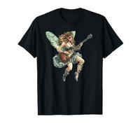 Cool Rock Fairy con chitarra a dondolo Costume per Rock'n Roll Maglietta