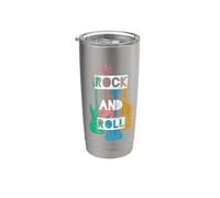Cool Rock & Roll Music Make Some Noise Musical Instruments Bicchiere termico in acciaio inox doppia parete