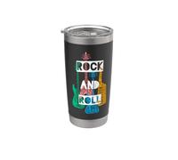 Cool Rock & Roll Music Make Some Noise Musical Instruments Bicchiere termico in acciaio inox doppia parete
