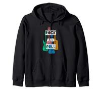Cool Rock & Roll Music Make Some Noise Musical Instruments Felpa con Cappuccio