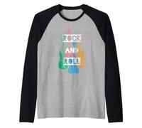 Cool Rock & Roll Music Make Some Noise Musical Instruments Maglia con Maniche Raglan