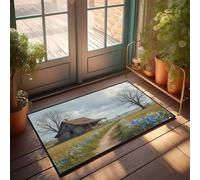 Cool Room Accessori per ragazzi ragazzi Cabina abbandonata nel cuore della natura zerbino scarpe divertenti tappetini per porta d'ingresso (50 x 80 cm)