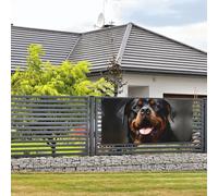 Cool Rottweiler Dog Art Banner e cartelli da appendere alla parete bandiera con corda appesa 89 x 180 cm banner per feste poster sfondo per feste interni ed esterni Capodanno laurea matrimonio festa