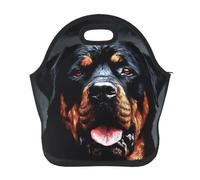 Cool Rottweiler Dog Art Borsa per il pranzo per donne e uomini, isolata, impermeabile, borsa termica per il pranzo, riutilizzabile, portatile, per lavoro, ufficio, picnic, viaggi