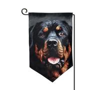 Cool Rottweiler Dog Art Garden Bandiere verticali su entrambi i lati bandiera della casa 30,5 x 45,7 cm Primavera Estate Stagionale Yard Banner Holiday Farmhouse Yard Outdoor Hanging Decoration Flag