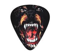 Cool Rottweiler Dog Art Plettri per chitarra 12 pezzi per ukulele basso accessori