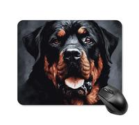 Cool Rottweiler Dog Art Tappetino per mouse da gioco Tappetino per mouse da gioco Tappetino per mouse carino Tappetino per mouse per scrivania per donne Tappetino per mouse grande per scrivania da