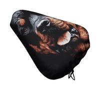 Cool Rottweiler Dog Bike Seat Cover morbida imbottita per bici da uomo e donna Comfort, impermeabile, coprisella per bici da strada con coulisse, cuscino di ricambio per mountain bike