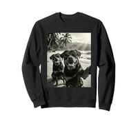 Cool Rottweiler Funny Dog Selfie Beach Occhiali da Sole Cani Felpa