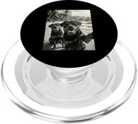 Cool Rottweiler Funny Dog Selfie Beach Occhiali da sole Cani PopSockets PopGrip per MagSafe