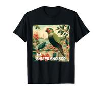 Cool San Francisco Natura con Colore Uccello Grafico Costume Maglietta