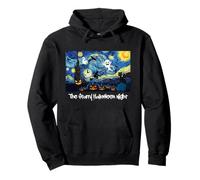 Cool Sarcastic Vincent Van Gogh The Starry Halloween Night Felpa con Cappuccio