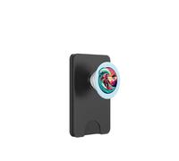 Cool Sasquatch sulla tavola da surf Surf onde tropicali del tramonto PopSockets PopWallet per MagSafe