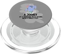Cool Saying Un viaggio di mille miglia PopSockets PopGrip per MagSafe