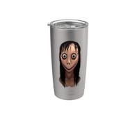 Cool Scary Halloween Ugly Girl Illustration Graphic Designs Bicchiere termico in acciaio inox doppia parete