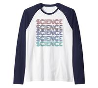 Cool SCIENCE Squad Teacher Team Impara STEM Stud STEAM Maglia con Maniche Raglan