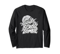 Cool Scroll Generation con Zombie Head Costume Maglia a Manica