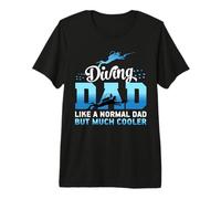 Cool Scuba Diving Dad Scuba Dive Diver Diving Maglietta Premium