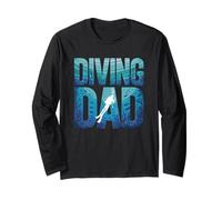Cool Scuba Diving Dad Underwater Adventure Ocean Lover Diver Maglia a Manica