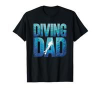 Cool Scuba Diving Dad Underwater Adventure Ocean Lover Diver Maglietta