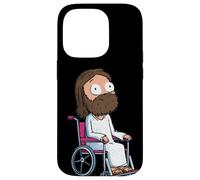 Cool sedia a rotelle Gesù Costume per gli amanti di Cristo Custodia per iPhone 14 Pro