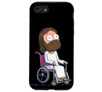 Cool sedia a rotelle Gesù Costume per gli amanti di Cristo Custodia per iPhone SE (2020) / 7/8