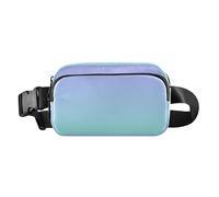 Cool Serenity - Marsupio alla moda per donne e uomini, grande capacità, da viaggio, per lo shopping e la corsa, Menta lavanda, 1 size