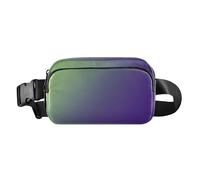 Cool Serenity - Marsupio alla moda per donne e uomini, grande capacità, da viaggio, per lo shopping e la corsa, Viola Lime, 1 size