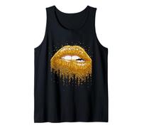 Cool Sexy Woman Fashion Graphic Lips Illustration Art Canotta